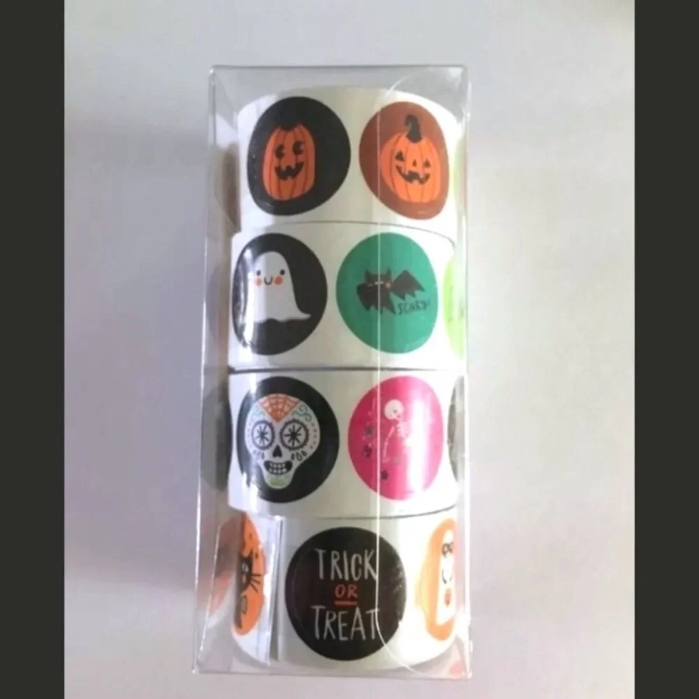 Halloween Pumpkin Stationery Set Notepad Stickers Pencils Glitter Planner Girl